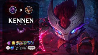 Kennen Top vs Rumble  KR Master Patch 141 [upl. by Uhej]