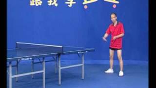 tabletennis technology拉侧弧圈球技术 唐建军 [upl. by Nate316]