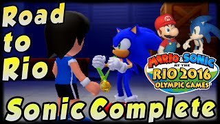 ABM Mario amp Sonic Rio Olympic Road To Rio Sonic Story FINALE 3DS HD [upl. by Jerold]