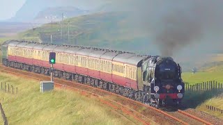 Braunton accelerates through Seascale 310824 [upl. by Christa]