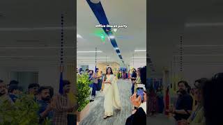 Office party✨🤍🪔 saree trendingshorts shortvideos shorts viralvideos viralshorts enjoy [upl. by Neltiac]