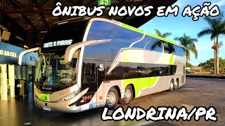 MANHÃ DE SEGUNDA NA RODOVIÁRIA DE LONDRINAPR  MOVIMENTAÇÃO DE ÔNIBUS DAS 600 ÀS 630 [upl. by Auginahs]