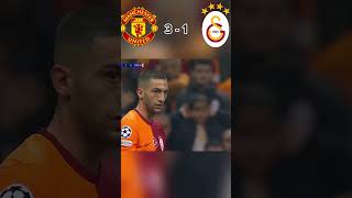 Galatasaray🥶 VS manchester united🔥 💯Match shorts fyp viral ae manutd [upl. by Waxler]