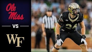 NCAA 25 Online Dynasty Gameplay Ole Miss  Wake Forest [upl. by Ellitnahc264]