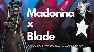 Blade Blood Rave Scene Meets Madonna’s Borderline  Inspired by Dudesy [upl. by Kcirrad675]