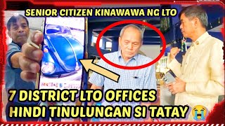 Cong BOSITA Umalma sa 78yrs old SENIOR CITIZEN na BINALIWALA NG 7 DISTRICT LTO OFFICES [upl. by Reidar]