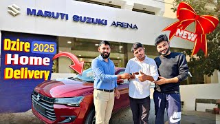 गाँव में आई NEW ख़ुशी ❤️ Full Cash 💸 Taking Home Delivery of Maruti DZIRE 2025 [upl. by Jeffery471]