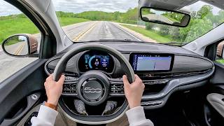 2024 Fiat 500e  POV First Drive Binaural Audio [upl. by Desiree]