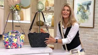 Lug Matte Luxe Crossbody with Tote Handles  Dory Medium on QVC [upl. by Adiuqram]