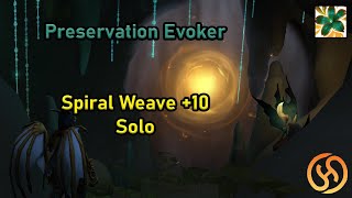 Preservation Evoker Solo Delves  Spiral Weave 10 [upl. by Ahsoyek368]