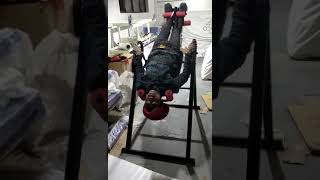 Foldable Inversion Table Back Therapy Biotronix Solution Forever [upl. by Ilahsiav952]