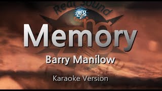 Barry ManilowMemory Karaoke Version [upl. by Aiekam597]