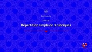 BTS MCO  BTS MUC  Gestion  Bugdets  Répartition simple de 3 rubriques [upl. by Adieren]