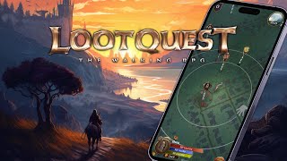 LootQuest  GPS RPG  Gameplay Android  iOS [upl. by Alleinnad]