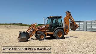 2011 CASE 580 SUPER N BACKHOE [upl. by Surat]