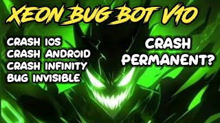 SCRIPT BOT BUG TERBARU  NO ENC 100  NEW BUG FUNCTION  PERMANENT CRASH IOS AND ANDROID DGXeon [upl. by Aihceyt]