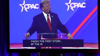 Trump Once when I felt vulnerable At CPAC Part 2 Sat 25 Feb [upl. by Pavkovic]