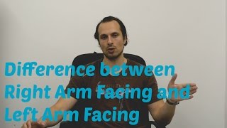 Difference between Right Arm Facing and Left Arm Facing [upl. by Fabron]