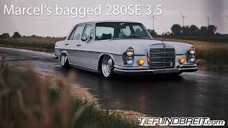 Marcels Mercedes Benz 280SE 35 W108  TIEFUNDBREITcom  4K [upl. by Anihsak869]