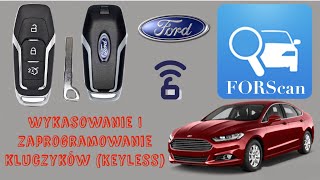 Usuwanie i Programowanie Kluczyków Keyless  Ford Mondeo mk5 SMax Galaxy Fusion  Forscan [upl. by Bluefarb]