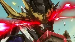 Tekkadan last stand  Gundam Barbatos last fight  Gundam ironblooded orphans ss2 ep 50 [upl. by Ahsikin]