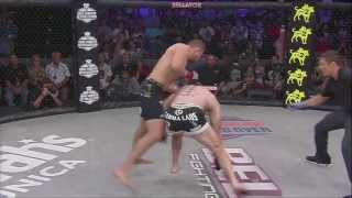 Bellator MMA Moment Attila Vegh Knocks Out Travis Wiuff [upl. by Daye112]