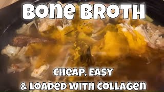 How to Make Bone Broth  So Cheap So Easy So Loaded with Collagen [upl. by Leyla496]