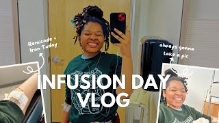 remicade  iron infusion vlog  crohns disease treatment [upl. by Broddie]