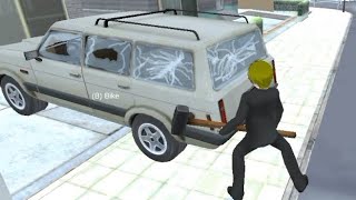 Karakoro destroyed my car 🤬🔨🚗  High School Simulator 2018 [upl. by Sirob]