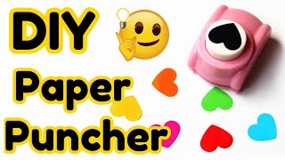 How to make punching machine at homehomemade paper punchpaper puncherdiy hole punchSajals Art [upl. by Nnyleve]