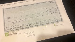 How to find your routing number account number and check number on a personal check [upl. by Yahc]