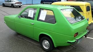 1974 RELIANT ROBIN 3 WHEELED ECONOMY CAR [upl. by Annaor]