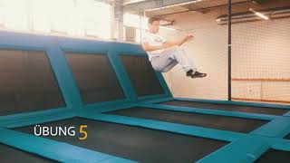 Learn a backflip in 6 Steps  Trampolin Tutorial by UNIK Sports [upl. by Alitha227]