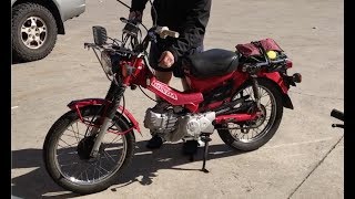 Zongshen 190  Postie bike  190cc Engine conversion [upl. by Leaper833]