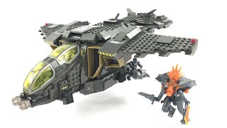 Halo Mega Bloks Classics  UNSC Pelican Gunship SPEED BUILD [upl. by Robin]