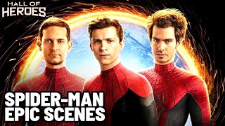 SpiderMans Most Epic Moments  SpiderMan Movies  Hall Of Heroes [upl. by Airdnaid]