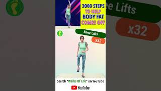 Try taking 3000 steps a day to help body fat comes off walksoflife5308 walkathome walking steps [upl. by Alayne]