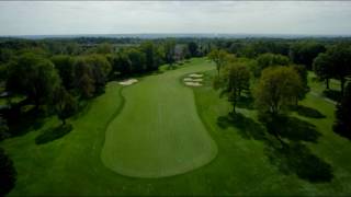 Hole 14 Flyover  Hazeltine National Golf Club [upl. by Ayanat]