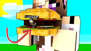 NASCONDINO DA PICCOLISSIMI NEL MCDONALDS DI MINECRAFT [upl. by Einnok341]