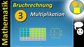 Bruchrechnung 3  Multiplikation  Rueff [upl. by Hogen]