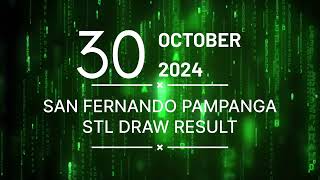 3rd Draw STL Pampanga October 30 2024 Wednesday [upl. by Eiliab]