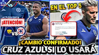 ¡LA LIGA LO CONFIRMA HABRÁ UN CAMBIO EN CRUZ AZUL PARA EL PARTIDO  3 CELESTES EN EL TOP 5 DE LIGA [upl. by Aylward]