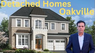 Tour of New Detached Houses Project in Oakville Ontario Canada [upl. by Ellora665]