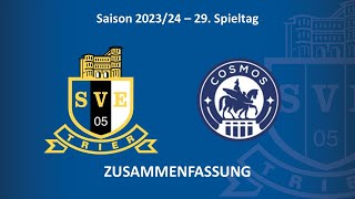 SVETV Eintracht Trier vs Cosmos Koblenz  Highlights 29 Spieltag Saison 2324 [upl. by Amada54]