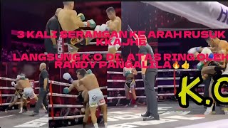 KKAJHE VS RANDY PANGALILA HIGLIGH PERTANDINGAN DETIK DETIK KKJHE KO [upl. by Rialc148]