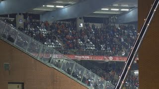 Attentat à Bruxelles images du stade après larrêt du match BelgiqueSuède  AFP Images [upl. by Carena]