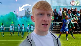 I Attended Glasgow’s FIERCEST NonLeague Derby 🤬 [upl. by Ittam]