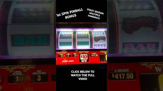 30SPIN PINBALL BONUS ON THE FIRST SPIN slots casino gambling [upl. by Ronoh]