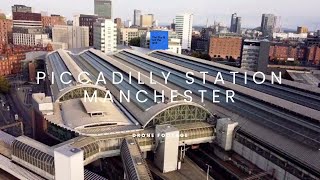 Above Piccadilly station and Mayfield depot Manchester [upl. by Giles]