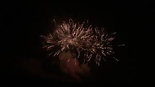 WEDDING FIREWORKS DISPLAY Stratus Vineyards July 2018 [upl. by Cressler468]